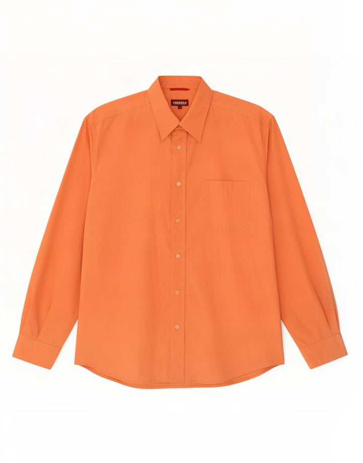 Carrera Herrenhemd XL Orange Baumwolle