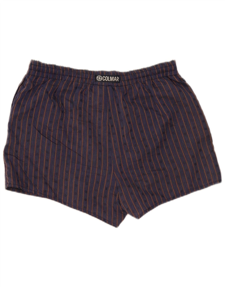COLMAR Herren Badeshorts IT 52 Large Marineblau gestreift