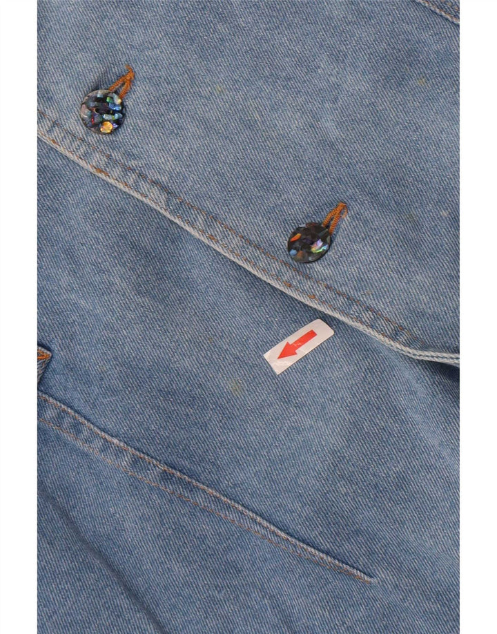 POP 84 Damen-Jeans-Blazer mit 2 Knöpfen, Gr. 10, Blau