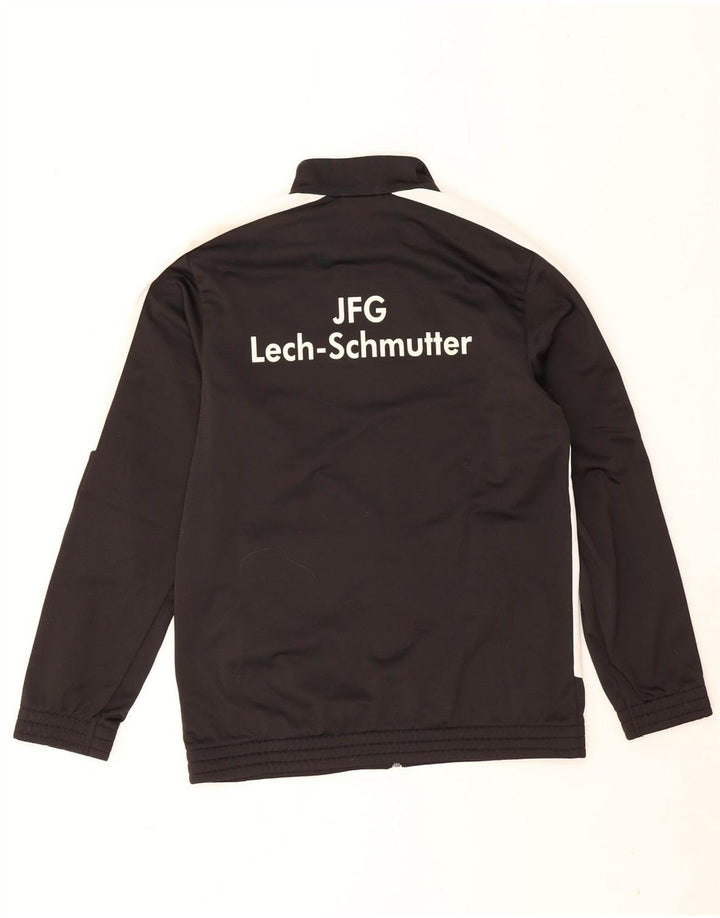 Puma Jungen-Trainingsanzug mit grafischem Oberteil, 13–14 Jahre, schwarzes Farbblockdesign