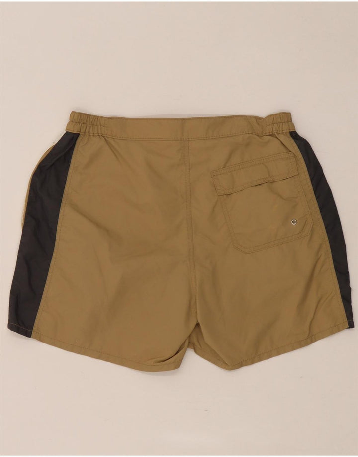 North Sails Herren-Badeshorts in mittelbeigem Farbblockdesign