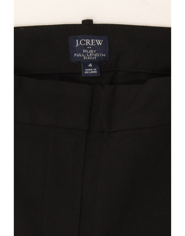 J. CREW Womens Ruby Slim Chino Trousers US 4 Small W28 L30 Black Polyester Vintage J. Crew and Second-Hand J. Crew from Messina Hembry 