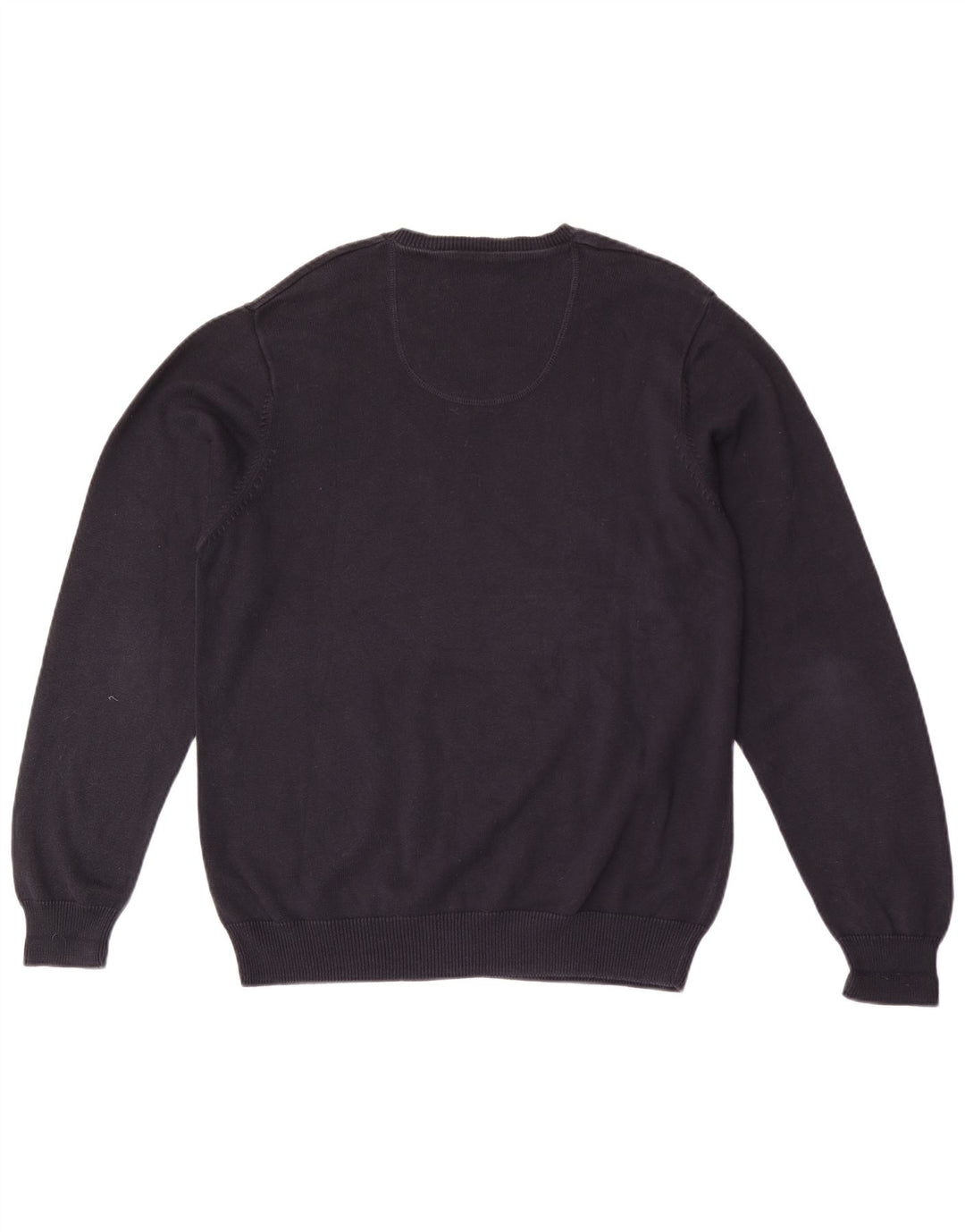 Marks & Spencer Herren Blue Harbour Pullover mit V-Ausschnitt, Größe L, Marineblau