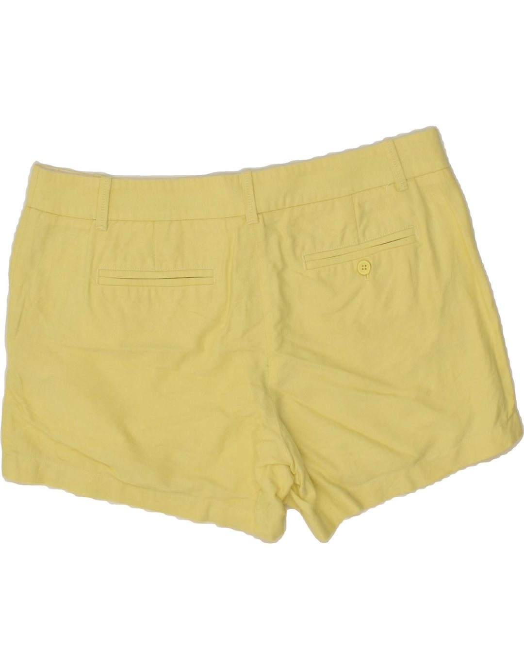 J. CREW Womens Hot Pants US 14 XL W38  Yellow Cotton Vintage J. Crew and Second-Hand J. Crew from Messina Hembry 