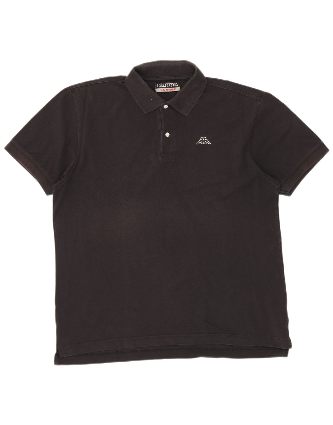 KAPPA Herren Poloshirt XL Schwarz Baumwolle
