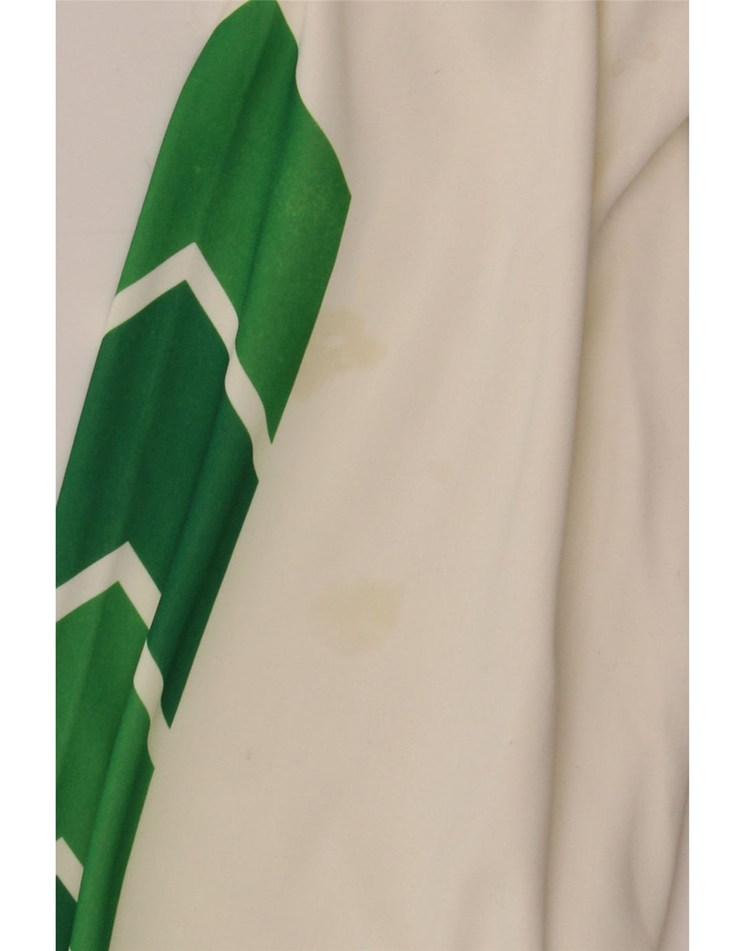 Vintage Herren Trainingsanzug Top Jacke 2XL Weiß Colourblock Nylon