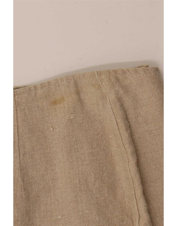 Vintage Damen Wickelrock Small W28 Beige