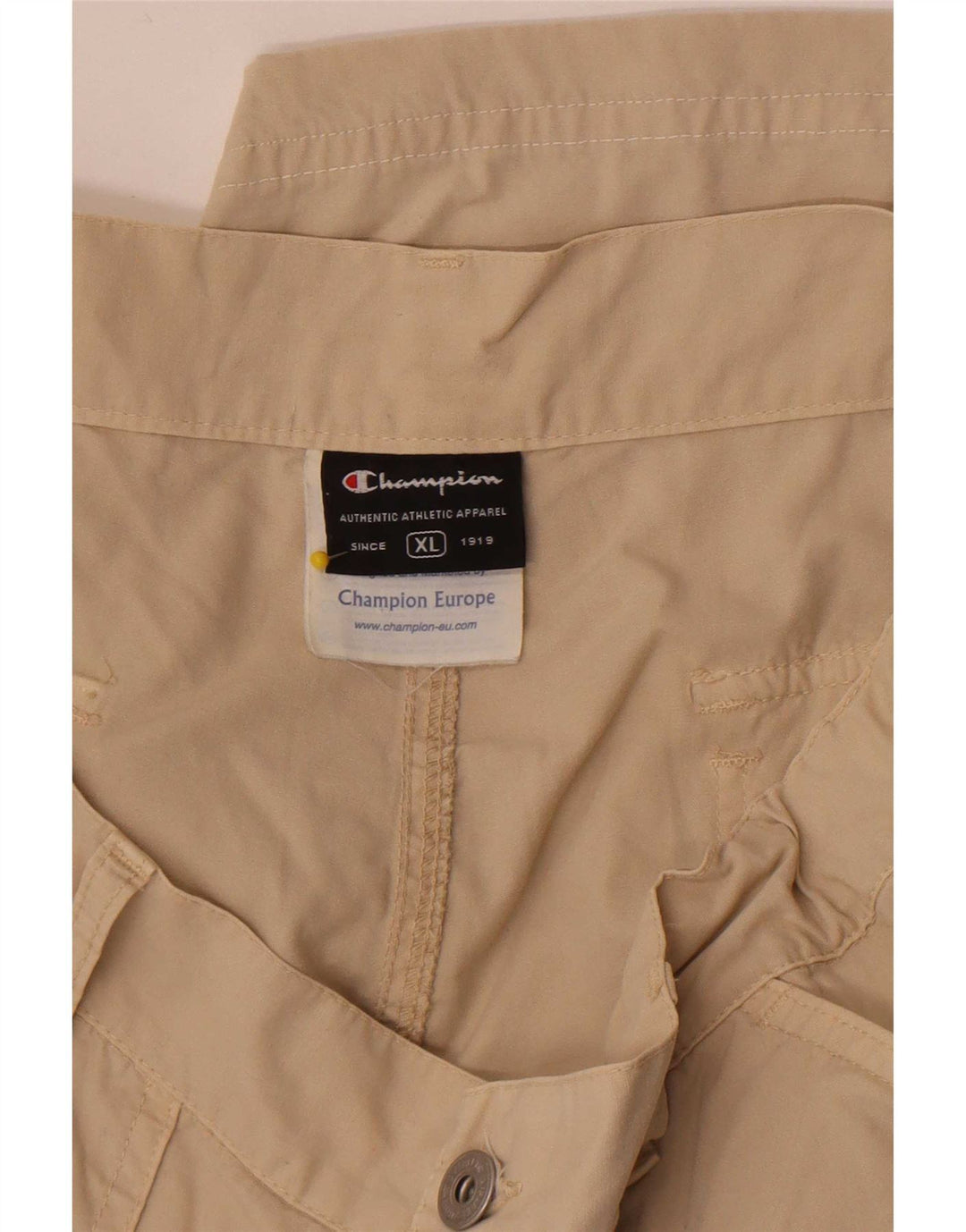 Champion Herren Chinoshorts XL W38 Beige Baumwolle