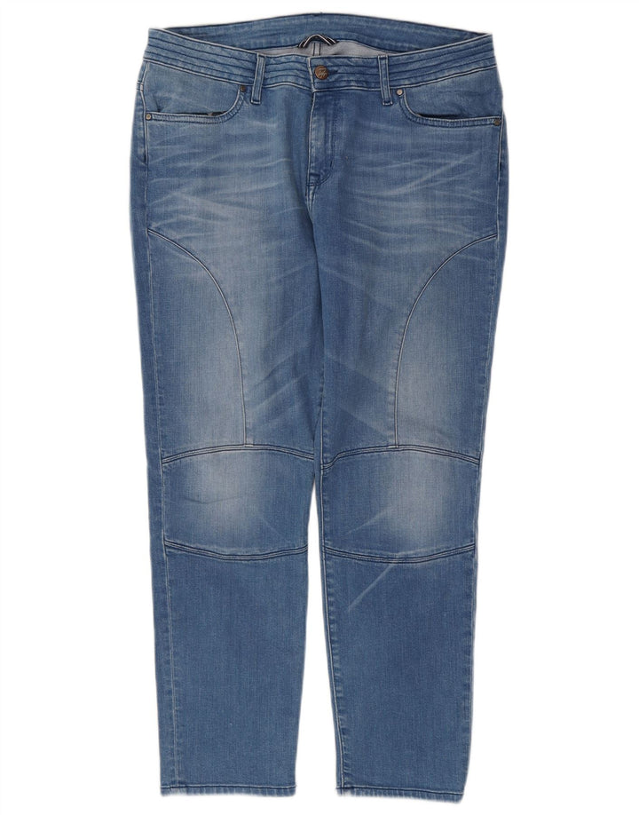 TOMMY HILFIGER Womens Straight Jeans W34 L28 Blue Cotton
