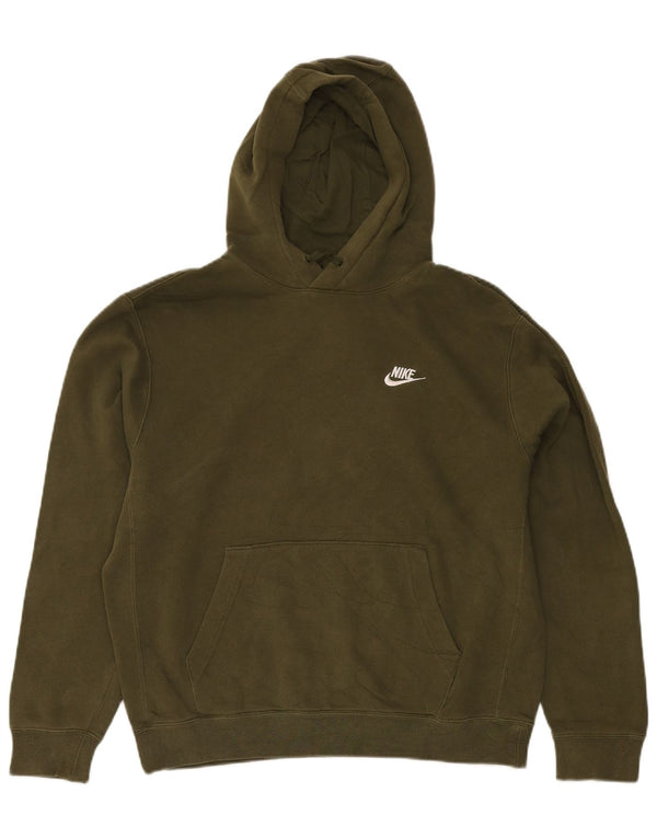 Nike Herren-Hoodie-Pullover, mittlere Khaki-Baumwolle