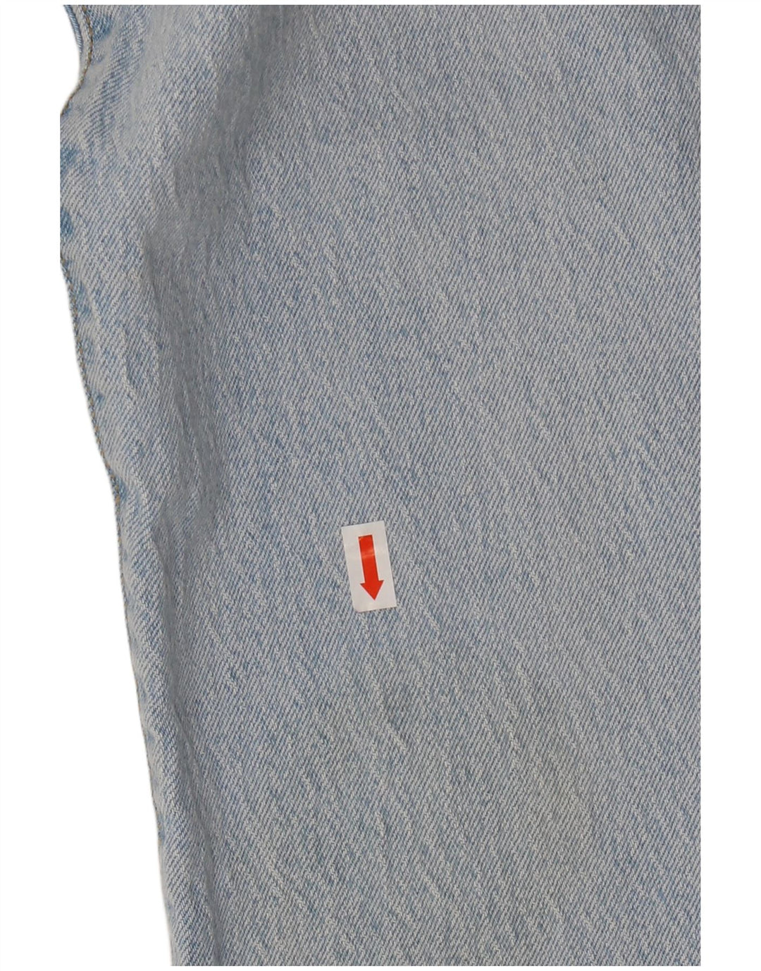 LEVI'S Damen 501 Straight Jeans W31 L28 Blaue Baumwolle