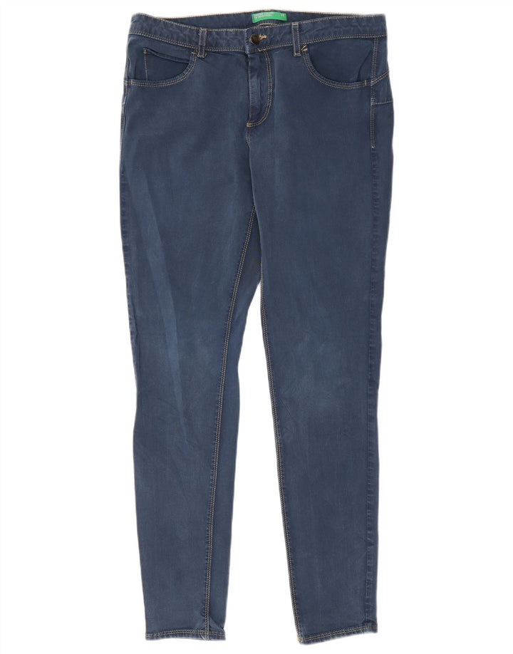Benetton Damen Skinny Jeans W31 L30 Marineblau