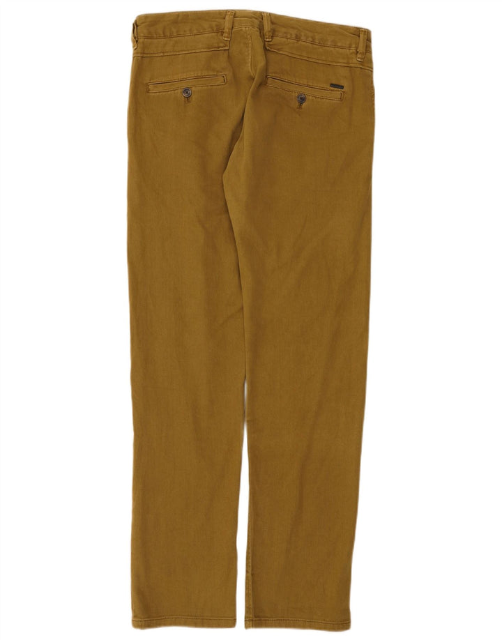 Diesel Herren Regular Chinohose W29 L31 Khaki Baumwolle
