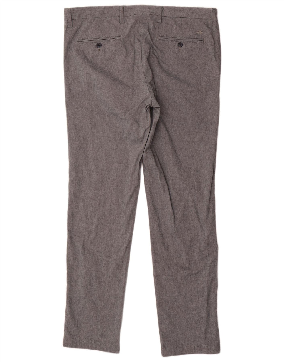 Dockers Herren-Chinohose mit extra schmaler Passform, W38, L34, graue Baumwolle