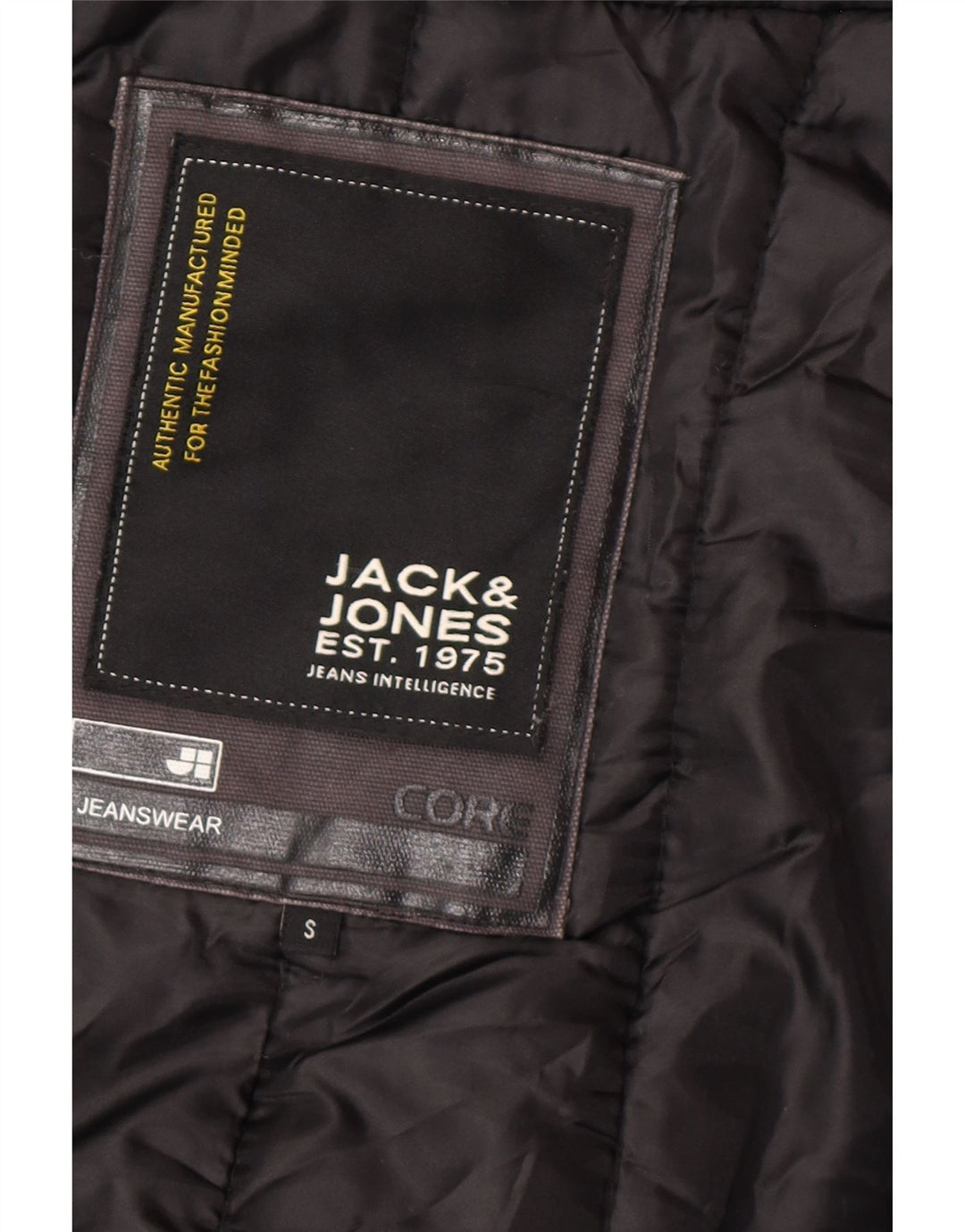 Jack & Jones Herren Bomberjacke mit Kapuze, UK 36, Small, Schwarz, Polyamid