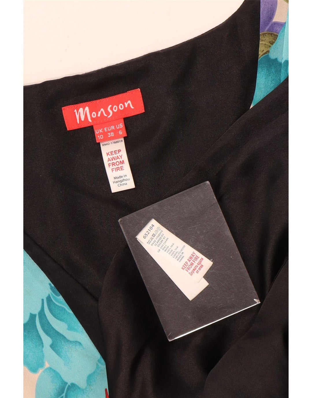 Ärmelloses Empire-Kleid für Damen von Monsoon, Größe S, mehrfarbig, Patchwork