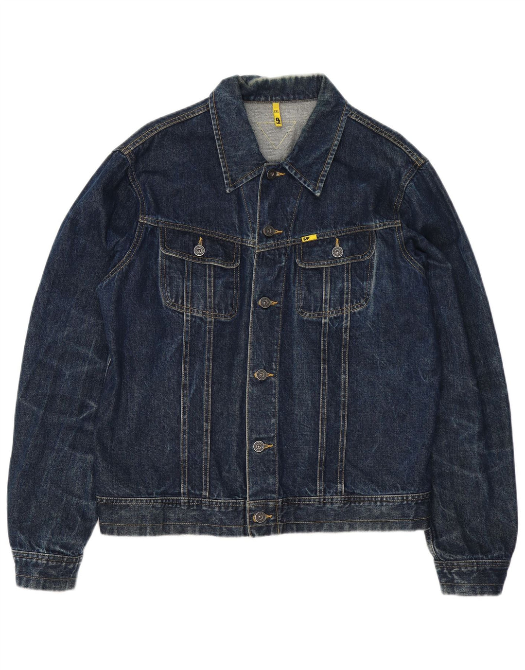 Meltin' Pot Herren Jeansjacke UK 44 2XL Blaue Baumwolle