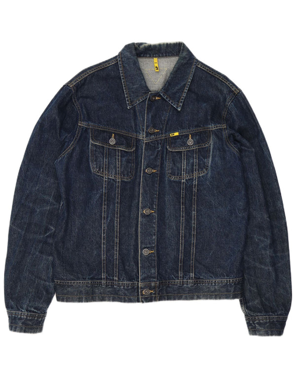 Meltin' Pot Herren Jeansjacke UK 44 2XL Blaue Baumwolle