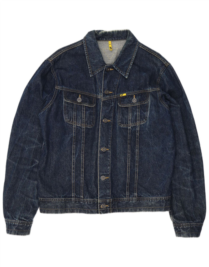 Meltin' Pot Herren Jeansjacke UK 44 2XL Blaue Baumwolle