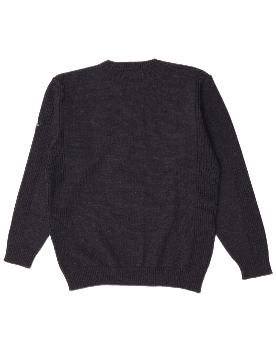Sail Exp Herren-Pullover mit Rundhalsausschnitt, IT 50, mittelmarineblaue Wolle
