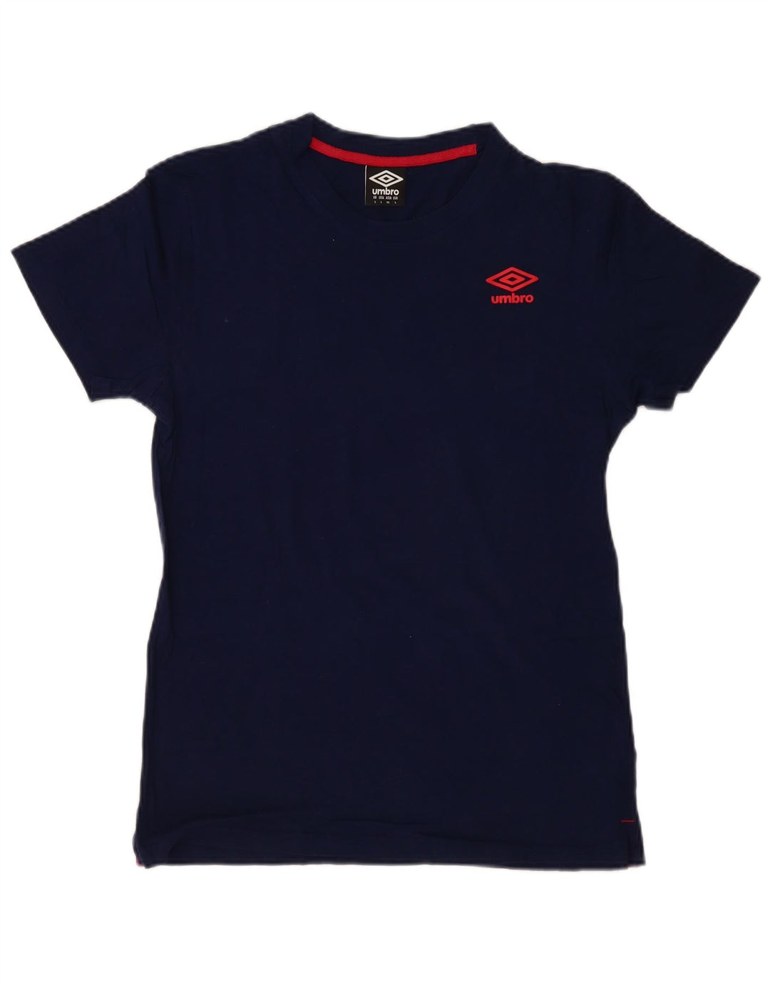 Umbro Herren T-Shirt Top Large Marineblau Baumwolle