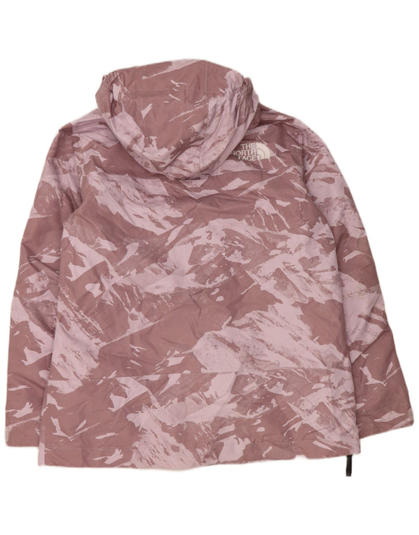 The North Face Damen Kapuzen-Anorak-Regenjacke UK 18 XL Lila Tarnung