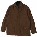 Gant Herren-Utility-Jacke UK 40 Large Braunes Polyester