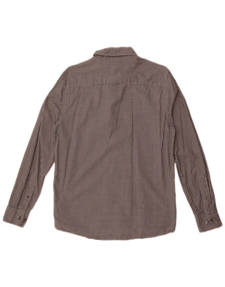 Calvin Klein Herrenhemd Small Grey Gingham Cotton