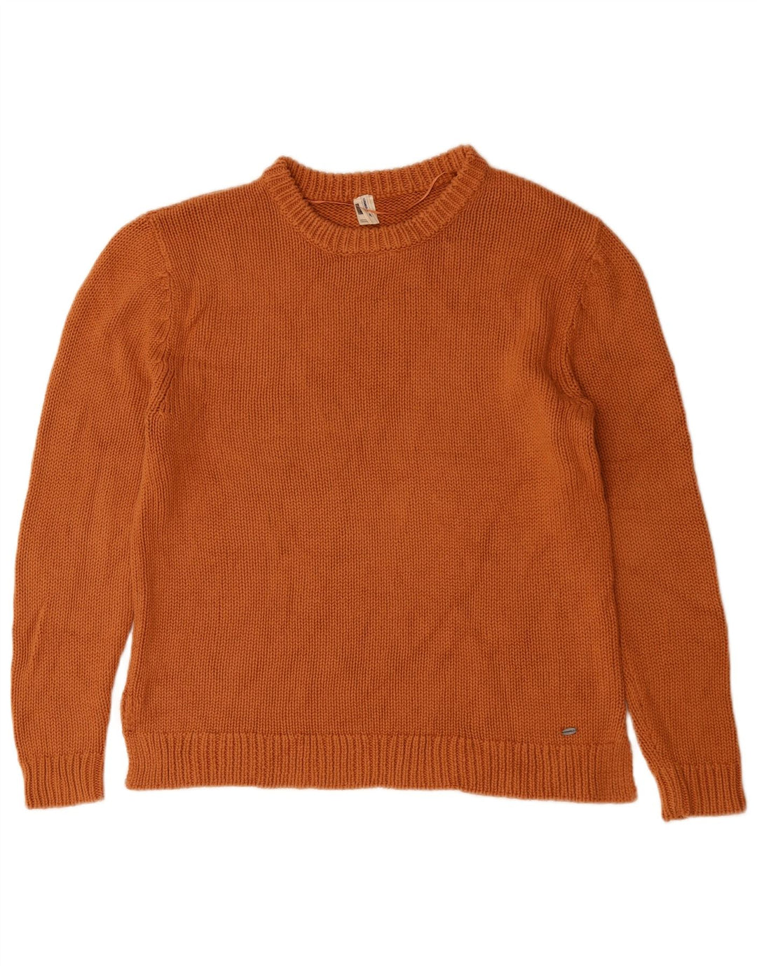 O'Neill Damen-Pullover mit Rundhalsausschnitt, UK 14, mittelorange Baumwolle