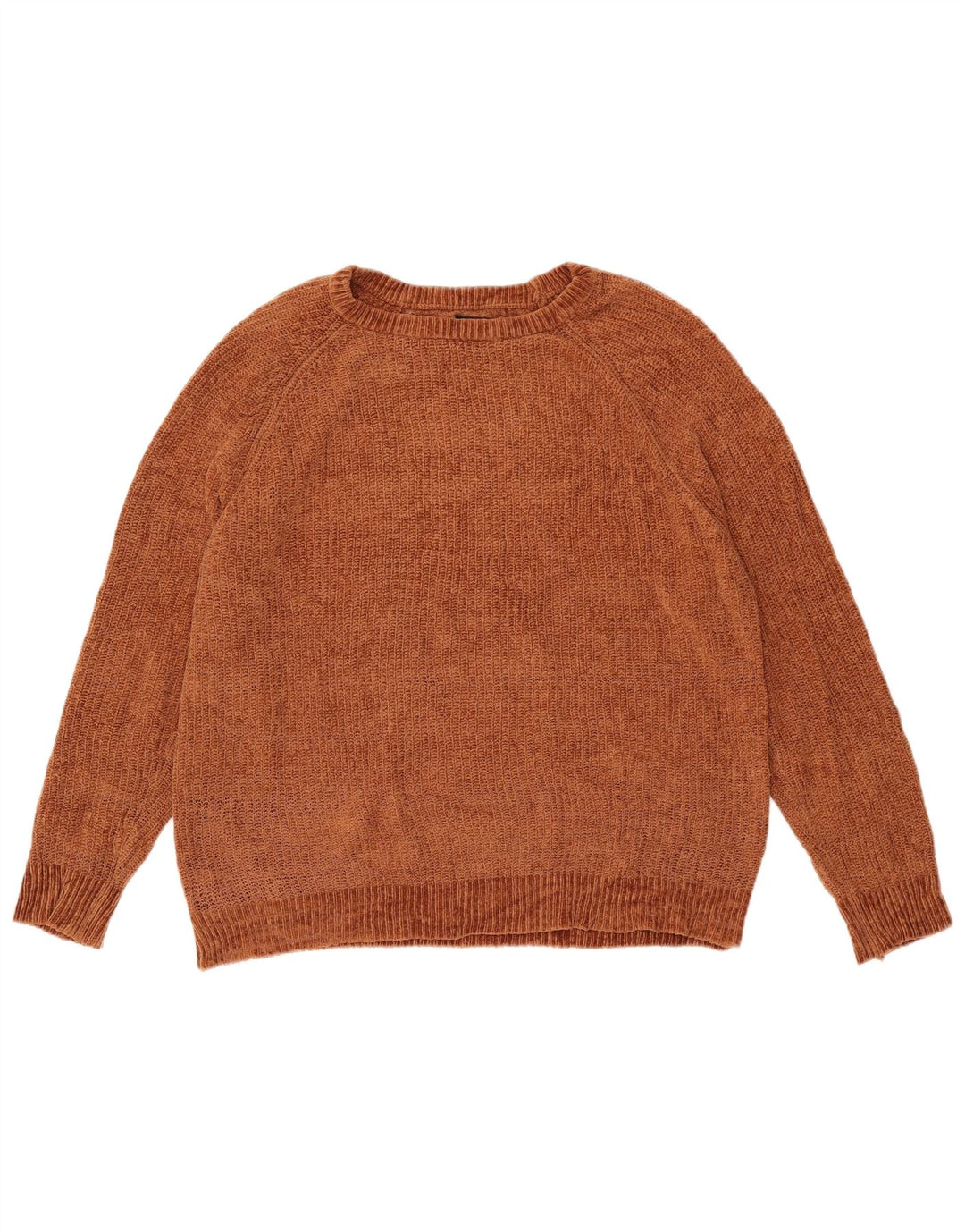 Zara Herren-Pullover mit Rundhalsausschnitt, Größe L, Braun