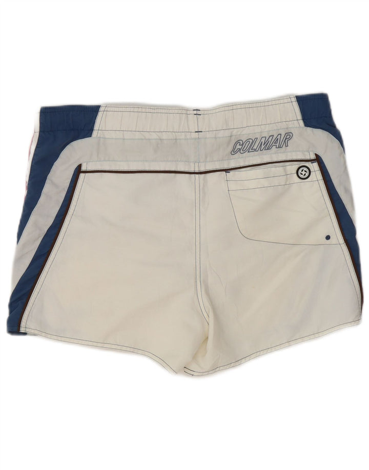 Colmar Herren-Badeshorts, EU 46, Größe S, Weiß, Farbblock
