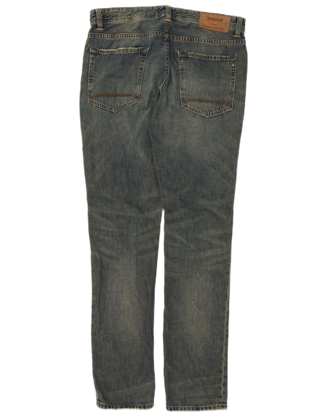 Timberland Herren Slim Jeans W32 L32 Blaue Baumwolle