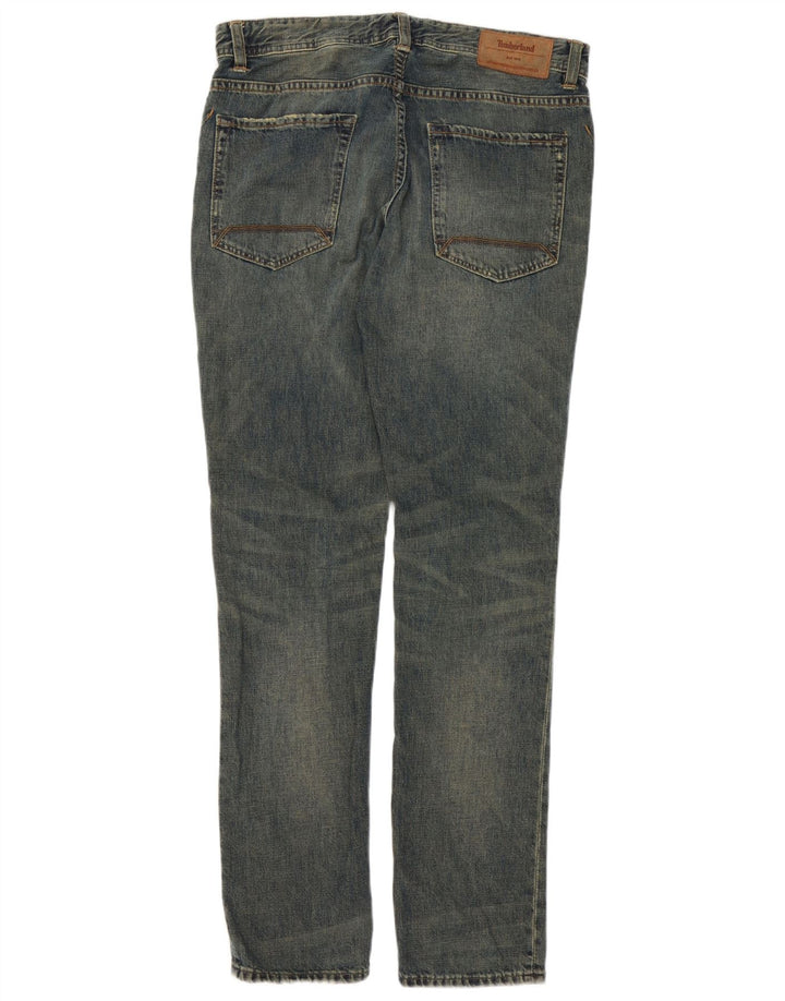 Timberland Herren Slim Jeans W32 L32 Blaue Baumwolle