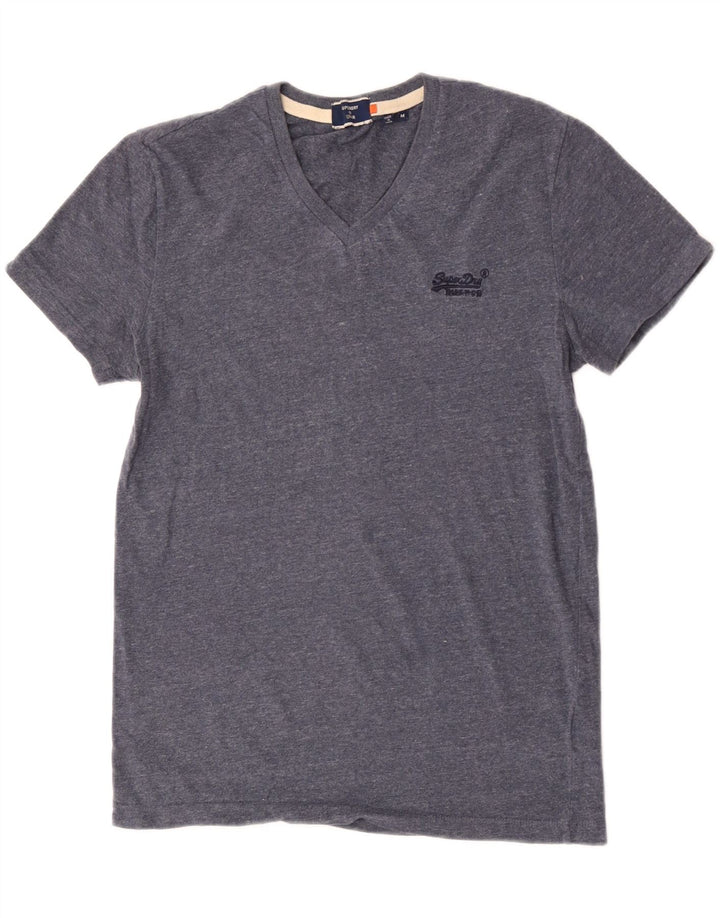 Superdry Herren T-Shirt-Oberteil aus Baumwolle in mittlerem Marineblau