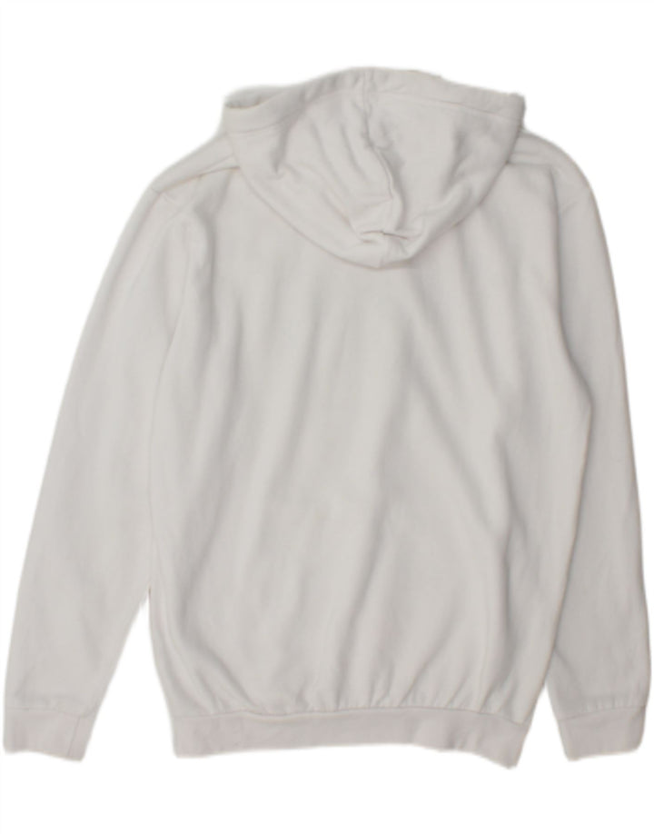 Sergio Tacchini Herren-Kapuzenpullover mit Grafik, mittelweiße Baumwolle