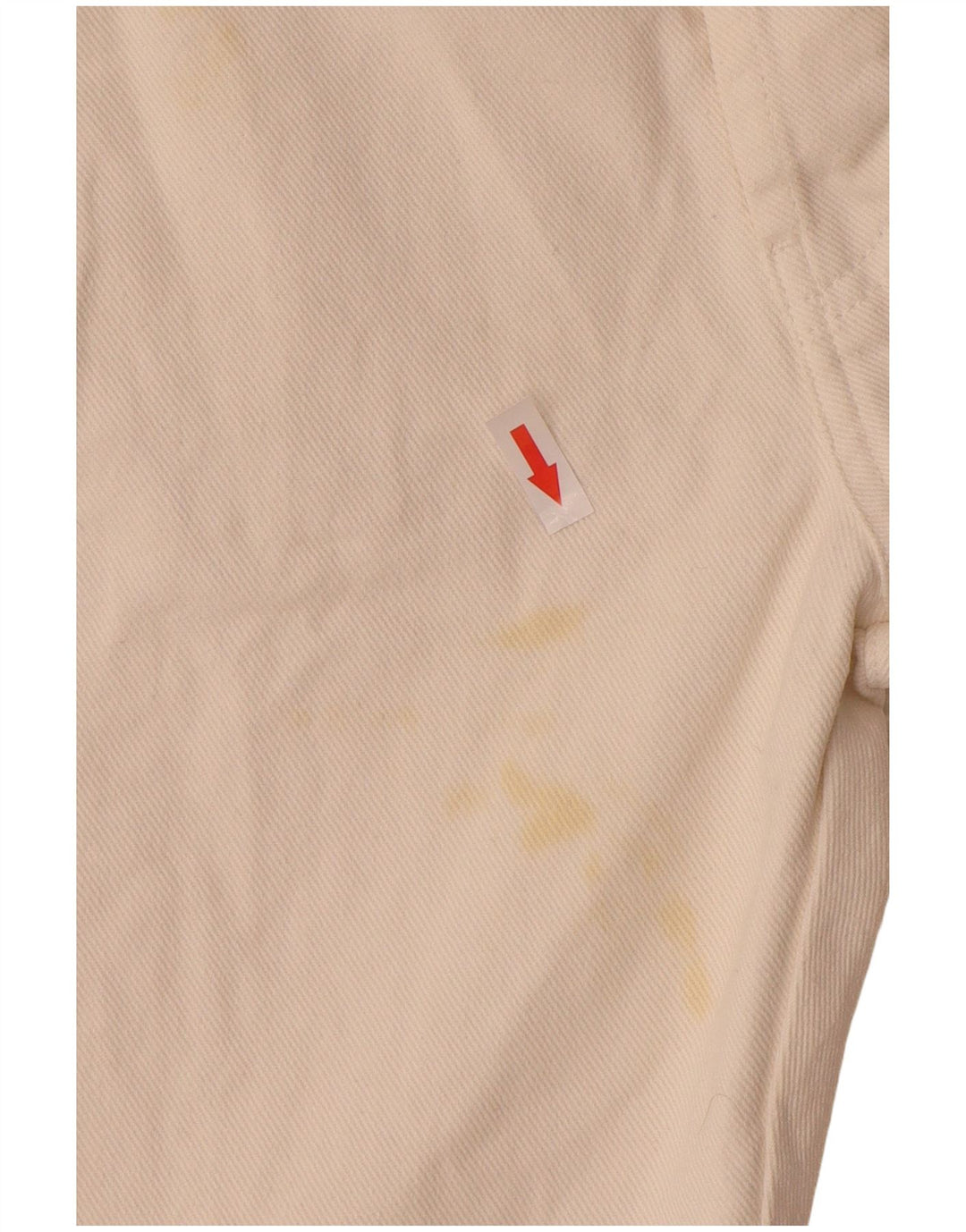Hugo Boss Herren Straight Jeans W32 L34 Off White Baumwolle