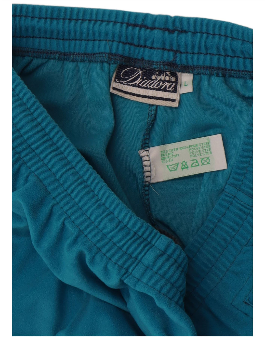 Diadora Herren-Trainingshose, groß, aus blauem Polyester