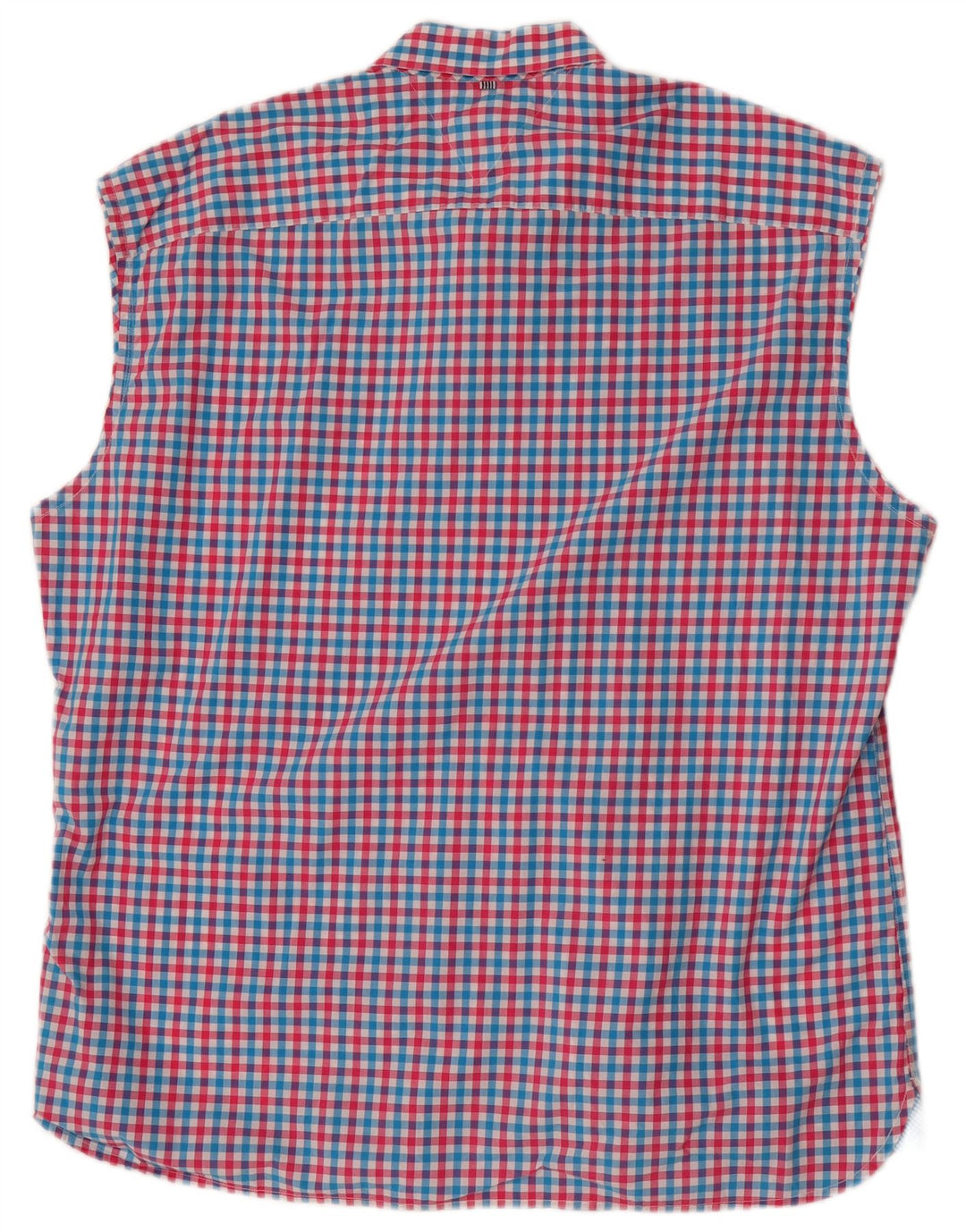 Tommy Hilfiger Herren ärmelloses Custom Fit Hemd 2XL Mehrfarbig Gingham