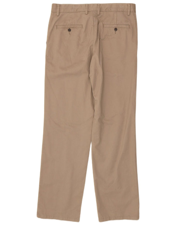 DOCKERS Gerade Chinohose für Herren, W34, L34, beige Baumwolle