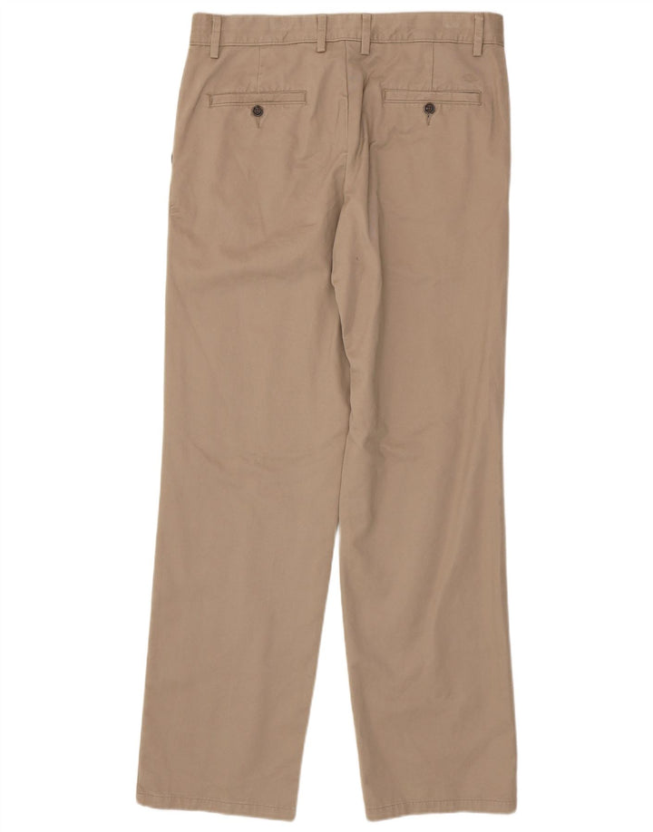 DOCKERS Gerade Chinohose für Herren, W34, L34, beige Baumwolle