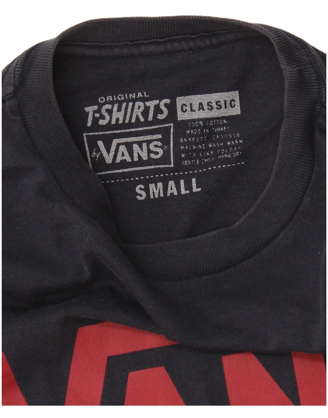 Vans Herren-T-Shirt mit klassischer Passform, Grafik, Größe S, Marineblau, Baumwolle