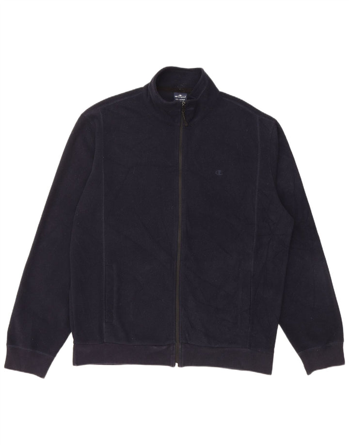 CHAMPION Herren Fleecejacke UK 44 2XL Marineblau Polyester