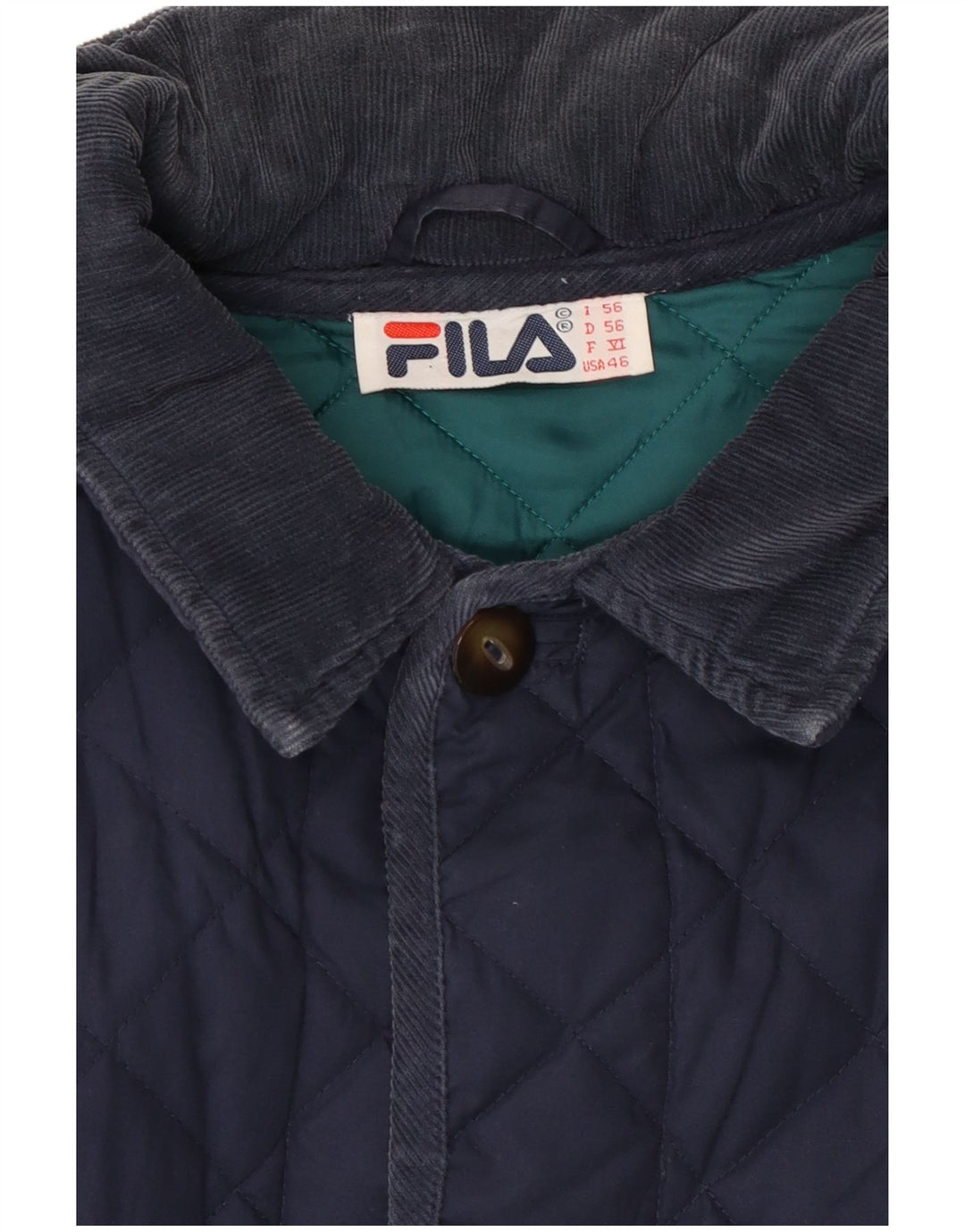 Fila Herren Steppjacke IT 56 3XL Marineblau