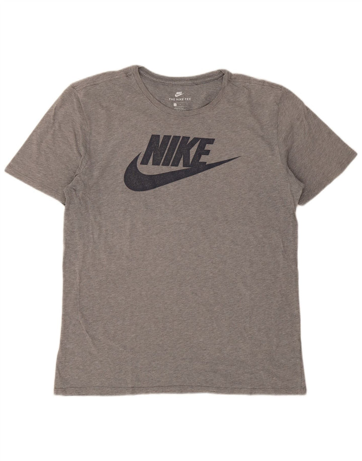 Nike Herren Athletic Cut Graphic T-Shirt-Oberteil, groß, grau gefleckt
