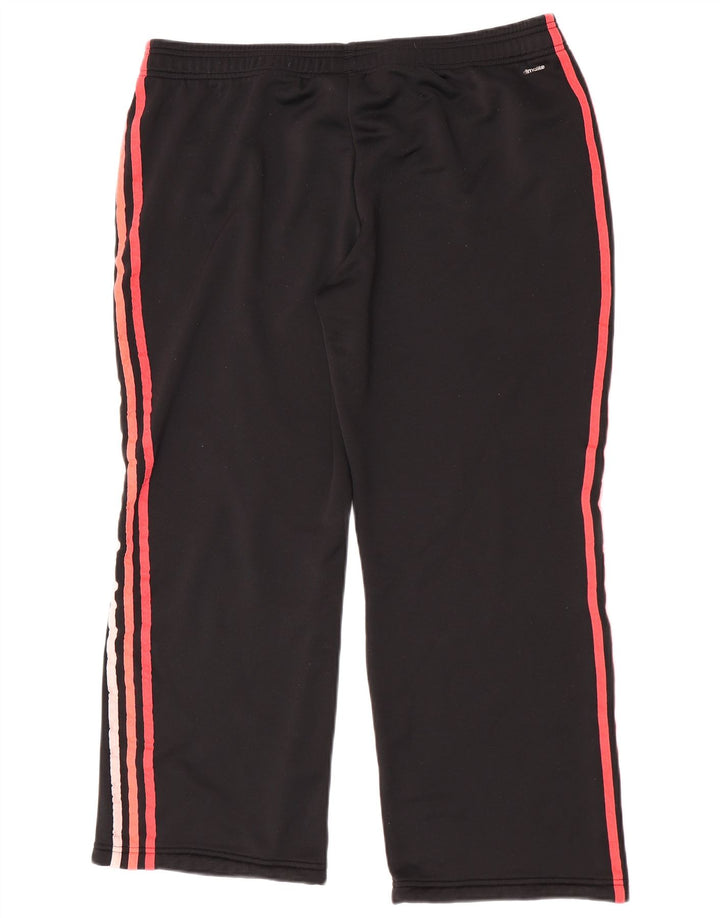 Adidas Damen Trainingshose UK 20/22 XL Schwarz Polyester