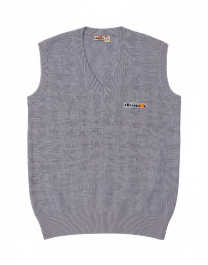 ELLESSE Mens Vest Tank Top IT 50 Medium Blue