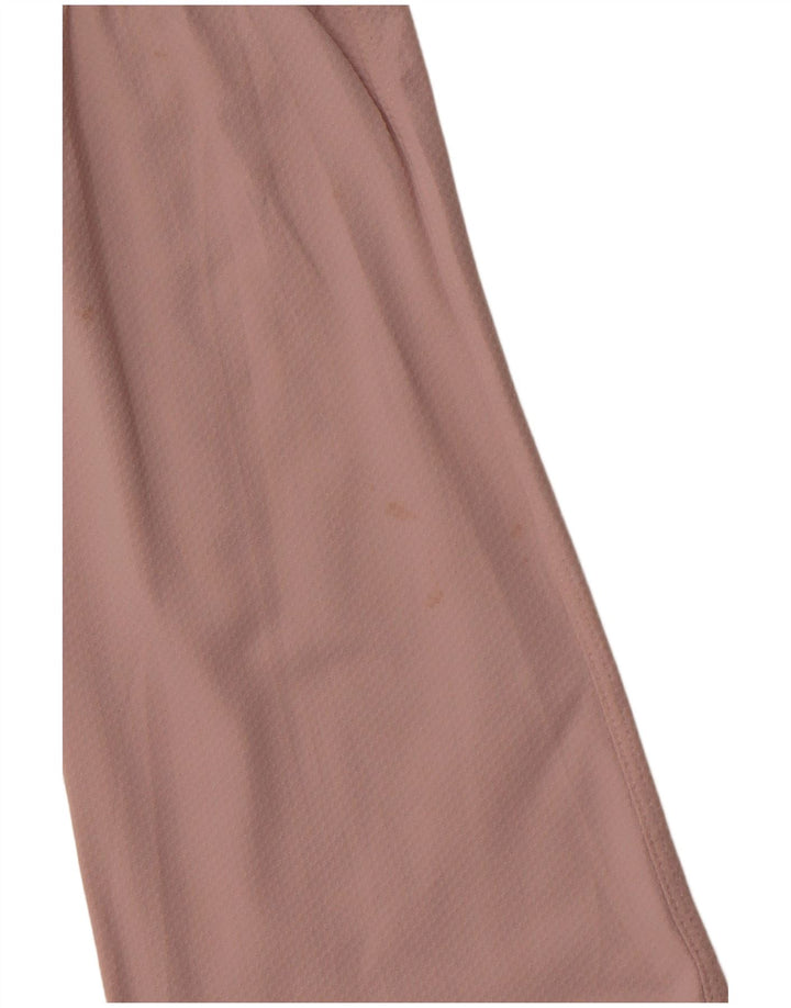 LULULEMON Langärmliges Damen-Crop-Top mit lockerer Passform, UK-Größe 14, Mittelrosa