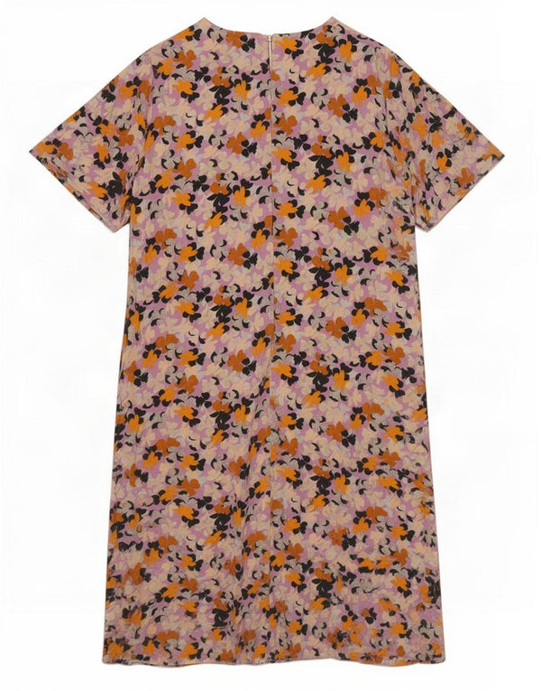 Marks & Spencer Damen Maxikleid UK 18 XL Mehrfarbige Viskose mit Blumenmuster