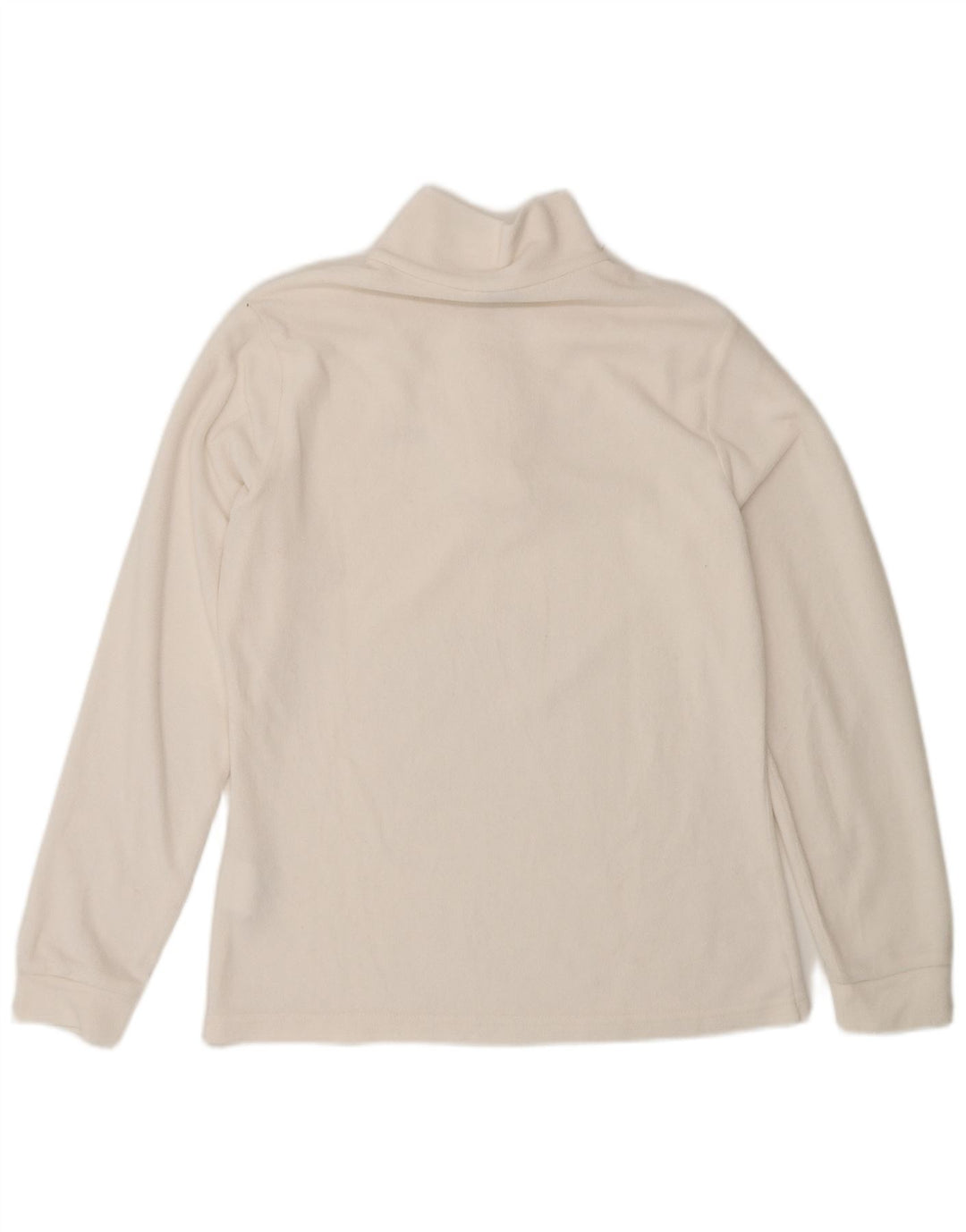 Brugi Damen-Fleecepullover mit Reißverschluss am Hals, UK 14, Mittelweiß, Polyester