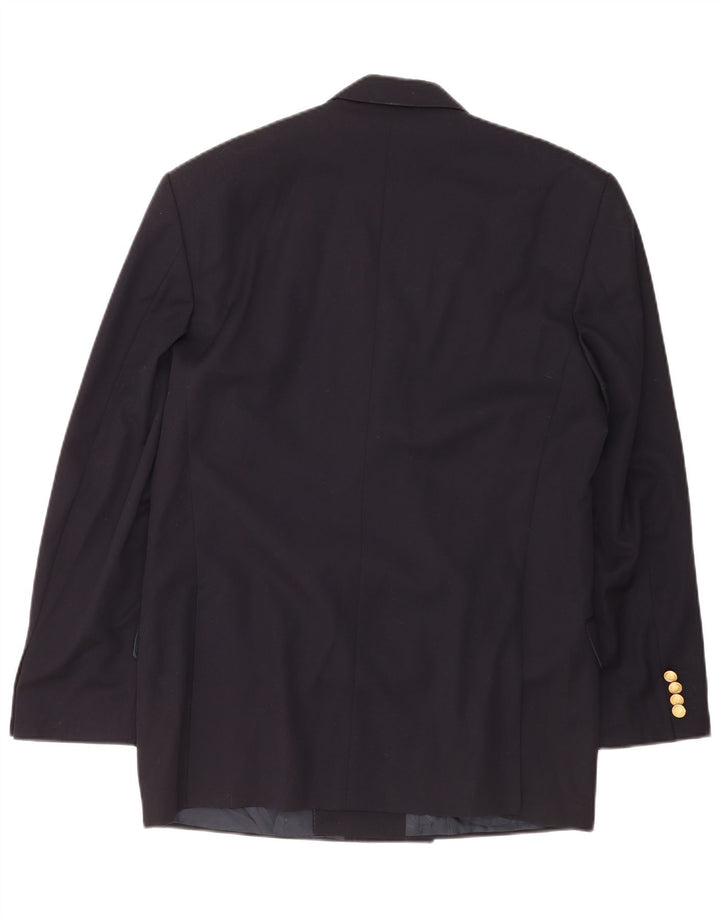 Paul & Shark Zweireihiger Blazer für Herren, IT 50, große marineblaue Wolle